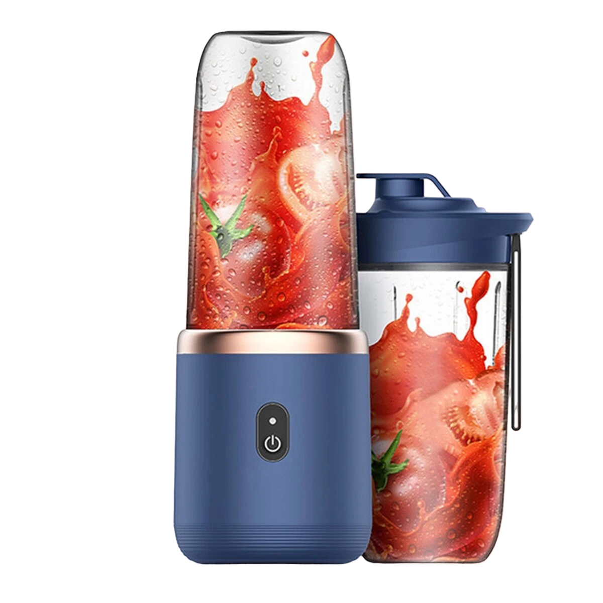 Portable Electric Blender Bottle | 6-Blade Multifunctional Juice and Smoothie Maker with Ice Crushing Capabilities