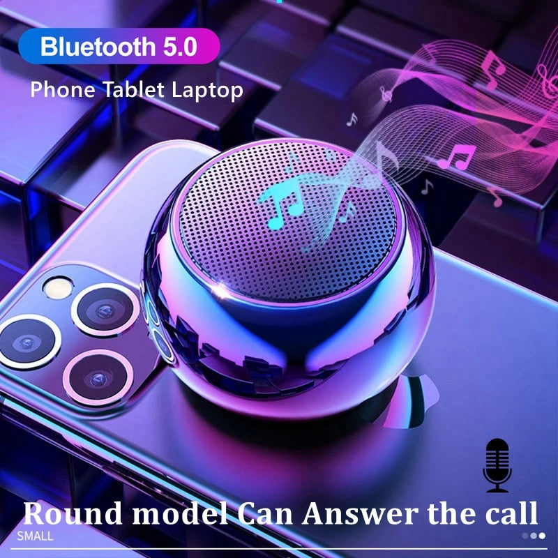 Mini Bluetooth Speaker with Mic | TWS Wireless HiFi Sound Box
